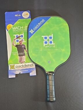 Paddletek Mach 2 Green Pickleball Paddle